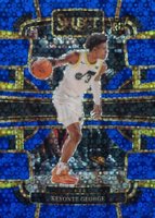2023 Panini Select #75 Keyonte George Blue Disco Basketball Card