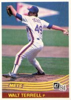 1984 Donruss #640 Walt Terrell Baseball Card