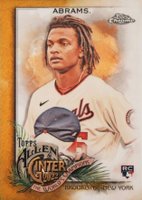 2022 Topps Allen & Ginter Chrome #218 CJ Abrams Gold Refractor Baseball Card