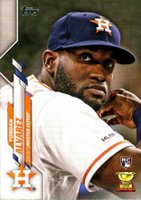 2020 Topps #276 Yordan Alvarez SSP-Close up Baseball Card