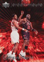 1996 Upper Deck Jordan Tribute #MJ44 Michael Jordan MJ Impressions Basketball Card