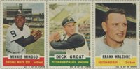 1961 Bazooka Panel # Minoso/Groat/Malzone Baseball Card