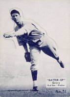 1934 Batter Up #31 Lefty Grove Baseball Card