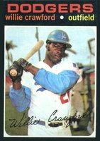1971 Topps #519 Willie Crawford Baseball Card