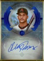 2020 Bowman Transcendent Collection Transcendent Collection Autographs #AT Alek Thomas Blue Baseball Card