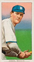 1909 White Borders Cycle 460 #242 Tim Jordan Brookyn-Batting Baseball Card