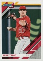 2019 Panini Donruss #170 Mike Trout Red Jersey-Artist Proof Baseball Card