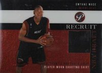 2003 Topps Pristine Pristine Recruit #PR-DWY Dwyane Wade Jersey Basketball Card