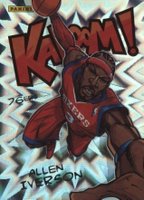 2014 Panini Excalibur Kaboom #34 Allen Iverson Basketball Card