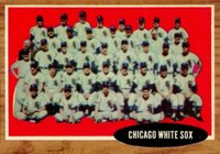 1962 Topps #113GT Chicago White Sox Team Green Tint Baseball Card