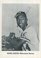 1962 Jay Publishing Photos-Type 2 # Hank Aaron Batting-Pose to Chest Baseball Card