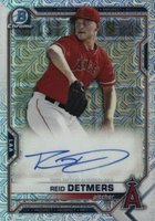 2021 Bowman Mega Box Chrome Autographs #BMARD Reid Detmers Baseball Card