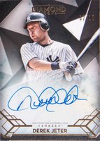 2020 Topps Diamond Icons Autographs #ACDJ Derek Jeter Purple Baseball Card