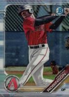 2019 Bowman Draft #BDC20 Kristian Robinson Chrome-Refractor Baseball Card