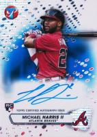 2023 Topps Pristine Pristine Autograph #PAMH Michael Harris II Blue Baseball Card