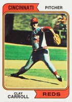 1974 Topps #111 Clay Carroll Baseball Card