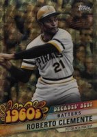 2020 Topps Decades' Best Chrome #DBC29 Roberto Clemente Series 2-Superfractor 1/1 Baseball Card
