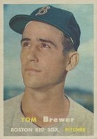 1957 Topps #112 Tom Brewer Baseball Card