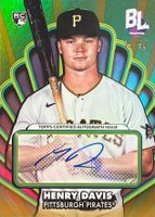 2024 Topps Big League Opening Act Autographs #OOAHD Henry Davis Gold Foil Baseball Card