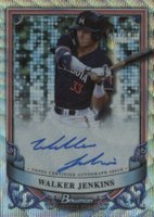2024 Bowman Sterling Prospect Autographs #PAWJ Walker Jenkins Wave Refractor Baseball Card