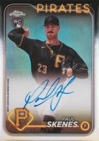 2024 Topps Chrome Update Chrome Baseball Update Series Autographs #RAPS Paul Skenes Refractor Baseball Card