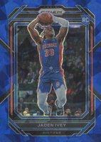 2022 Panini Prizm #256 Jaden Ivey Blue Ice Basketball Card