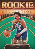 2023 Panini Select Rookie Revolution #2 Keyonte George Green Basketball Card