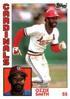 1984 Topps Tiffany #130 Ozzie Smith Baseball Card