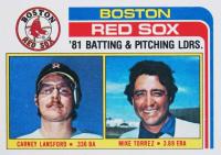 1982 Topps #786 Red Sox Batting & Pitching Leaders Baseball Card