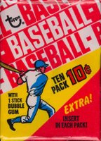 1970 Topps #WP Wax Pack Baseball Card