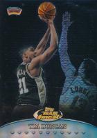 1999 Finest Team Finest Blue #TF7 Tim Duncan Refractor Basketball Card