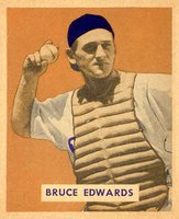1949 Bowman #206 Bruce Edawrds Baseball Card