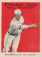1915 Cracker Jack #129 Ray Caldwell Baseball Card