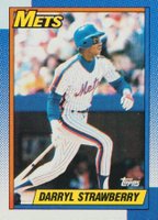 1990 Topps #600 Darryl Strawberry Baseball Card