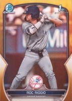 2023 Bowman Draft #BDC30 Roc Riggio Chrome-Gold Baseball Card