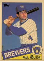 1985 Topps Tiffany #522 Paul Molitor Baseball Card
