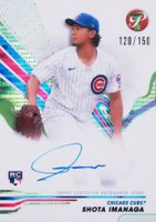 2024 Topps Pristine Pristine Autographs #PASI Shota Imanaga Green Pristine Baseball Card