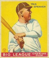1934 Goudey World Wide Gum  #29 Tris Speaker Baseball Card