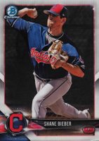 2018 Bowman Chrome Prospects #BCP213 Shane Bieber Baseball Card
