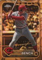 2024 Topps Gilded Collection #137 Johnny Bench Baseball Card