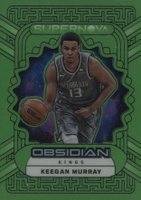 2022 Panini Obsidian Supernova #10 Keegan Murray Electric Etch Green Flood Basketball Card