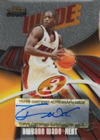2003 Finest #158 Dwyane Wade Autograph Basketball Card