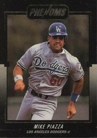1992 Donruss Rookie Phenoms #BC-9 Mike Piazza Baseball Card