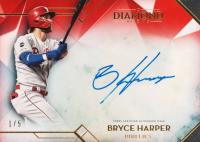 2020 Topps Diamond Icons Diamond Icons Autographs #DIABH Bryce Harper Red Baseball Card