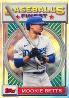 2020 Finest Flashbacks #39 Mookie Betts Refractor Baseball Card