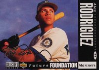 1994 Collector's Choice #647 Alex Rodriguez Silver Signature-White Letter Variation Baseball Card