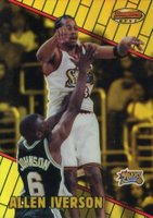 1999 Bowman's Best #75 Allen Iverson Refractor Basketball Card