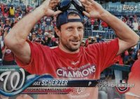 2018 Topps Opening Day #112 Max Scherzer Goggles Baseball Card