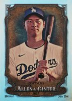 2024 Topps Allen & Ginter #97 Shohei Ohtani Silver Portrait Hot Box Baseball Card