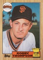 1987 Topps #658 Robby Thompson Baseball Card